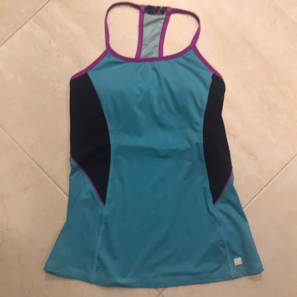 C&C Sport Racerback Workout Top with Built-in Bra
